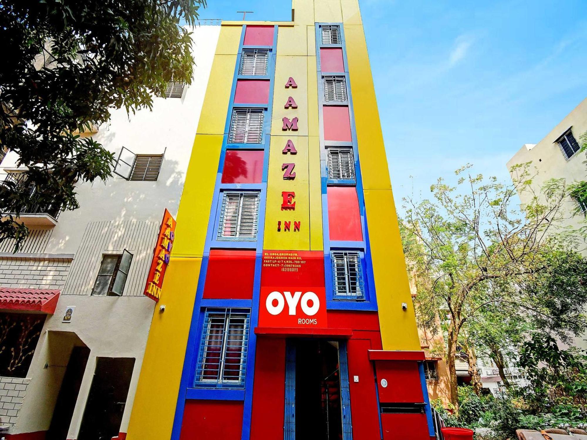 Hotel O New Aamaze Inn Near Acropolis Mall 加尔各答 外观 照片