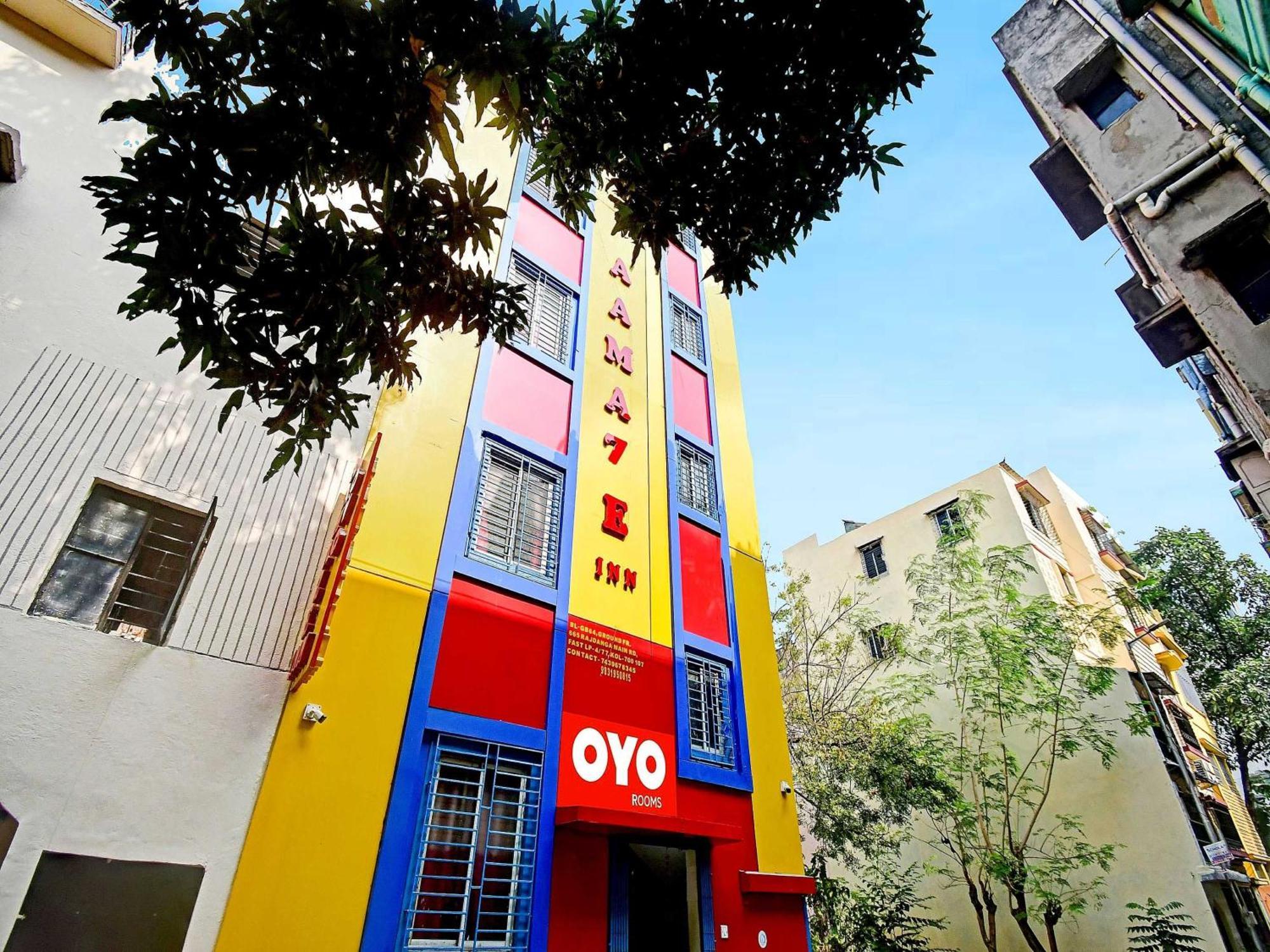 Hotel O New Aamaze Inn Near Acropolis Mall 加尔各答 外观 照片